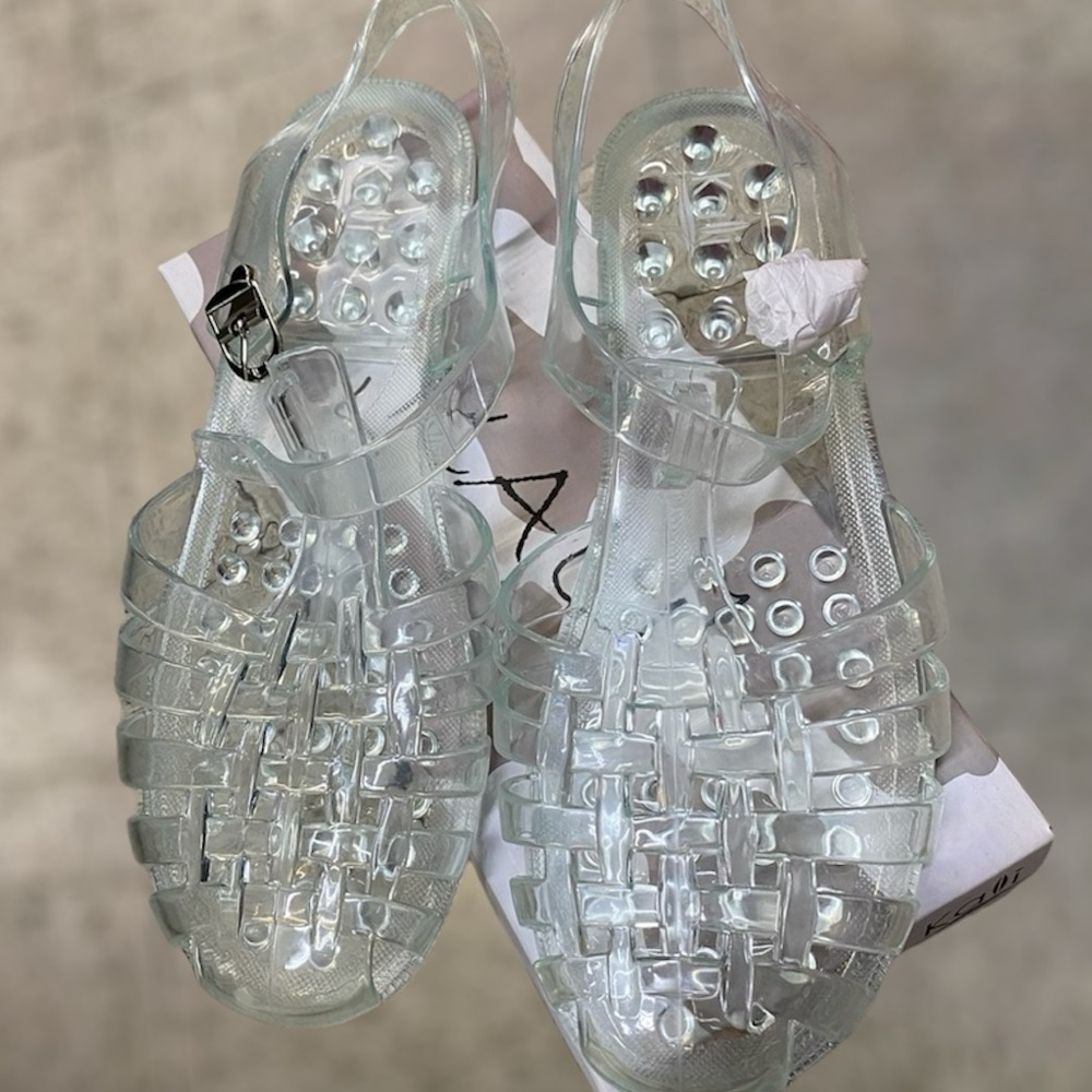 Clear - KALI Angel Low Jelly Sandals